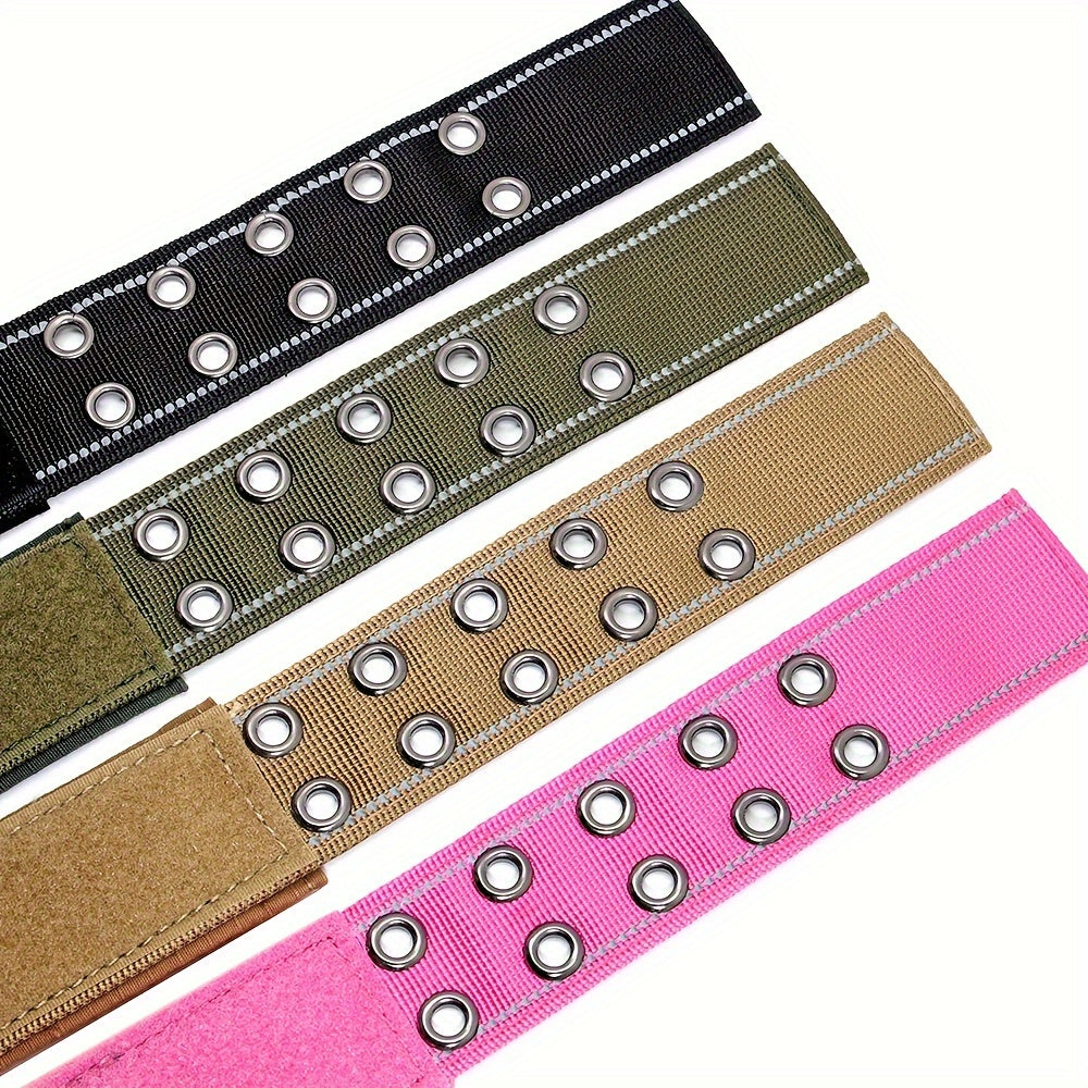Tactical Nylon Collar with Heavy-Duty Metal Buckle - Customisable